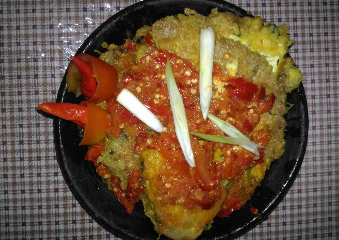 Telor Dadar Sambal Geprek