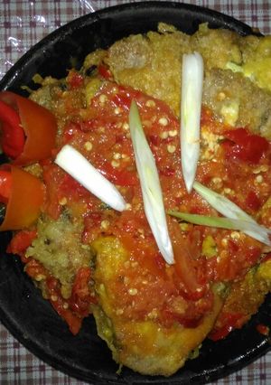 Foto resep Telor Dadar Sambal Geprek
