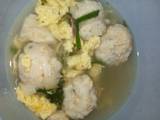 MPASI baso ayam kuah telur