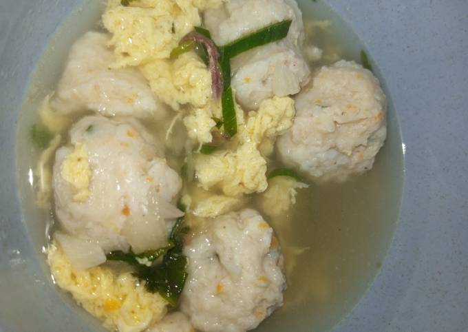 Resep Mpasi Baso Ayam Kuah Telur Oleh Yuni Anggaraini Salim Cookpad