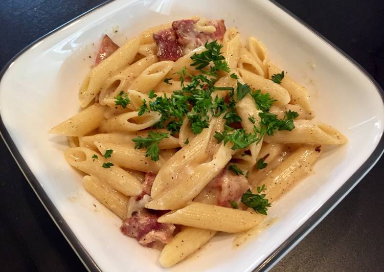 Recipe of Homemade Pasta Carbonara