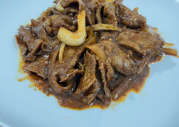 Resep Beef Slice Black Pepper Sapi Lada Hitam Oleh Dessy Febrina