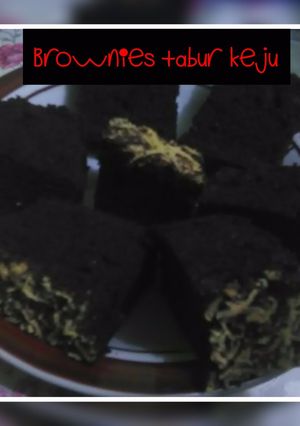 Foto resep Brownies tabur keju ga pake mixer