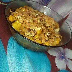 A picture of Khatiyawari Choley.