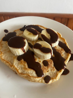 Una foto de Pancakes de avena sin azúcar
