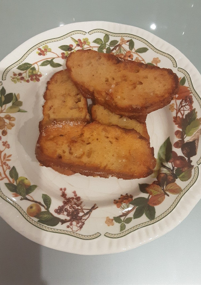 Una foto de Torrijas de leche en airfryer