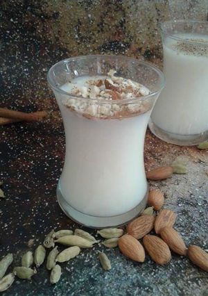 A picture of Almond coffee.