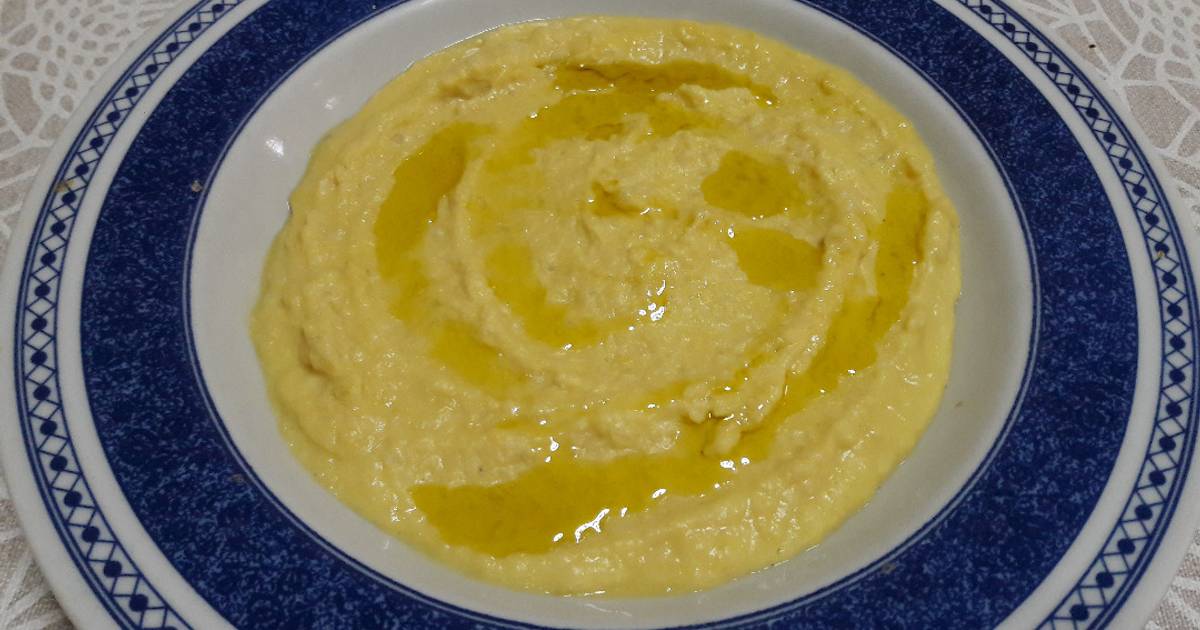 Hummus de garbanzo y arroz vegano Receta de Alberto Díaz Cookpad