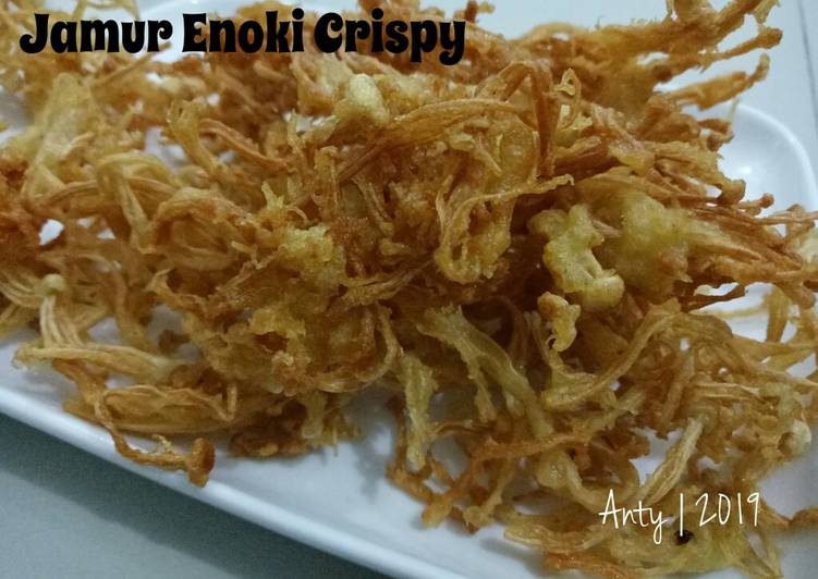 Cara Gampang Membuat Jamur Enoki Crispy Anti Gagal