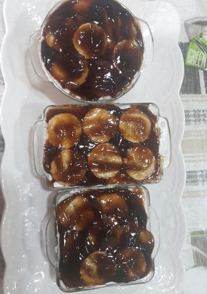 صورة لوصفة تحلية الموز والكراميل