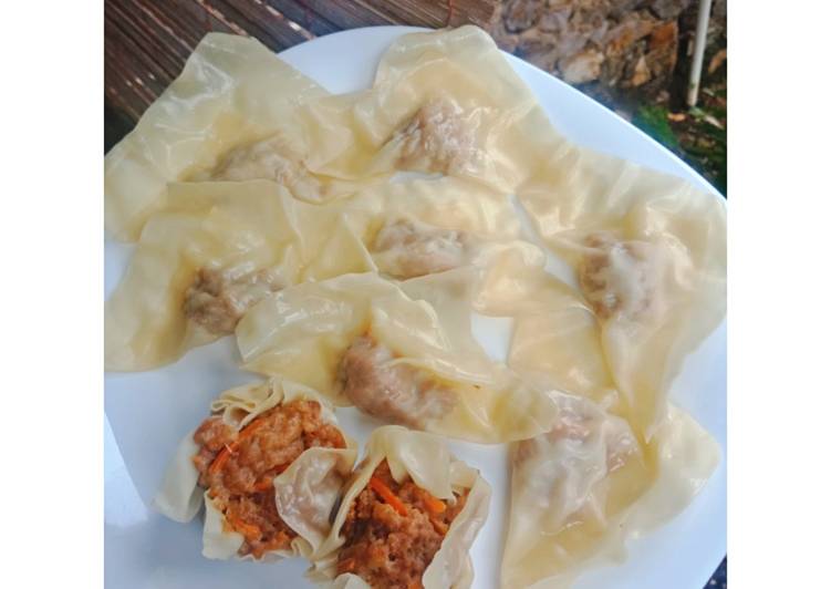 🍥 Pangsit isi Sapi Wortel🍥 / Dumpling / Dimsum