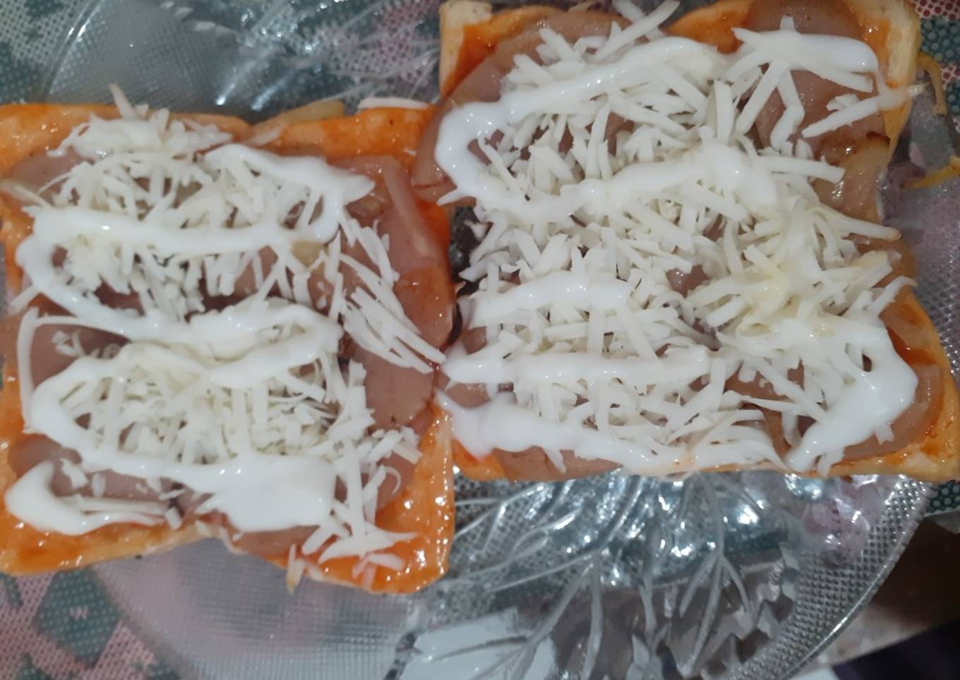 Pizza Roti Tawar Kilat