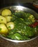 Kashmiri kadam saag