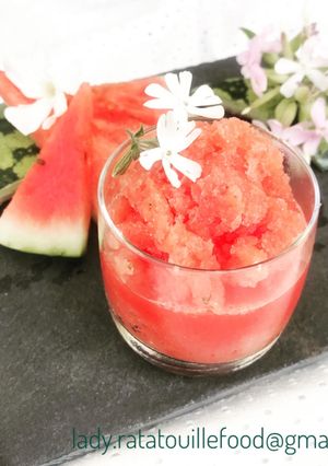Une photo de Granité pastèque!🍉🍦