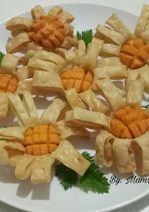 Foto resep Sosis Pangsit Bunga