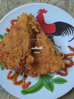 Foto resep Omelet Mie