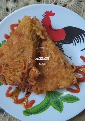 Foto resep Omelet Mie