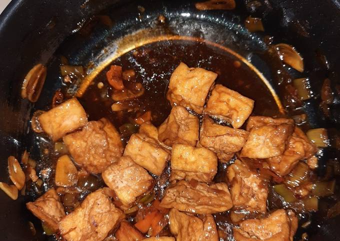 Tahu masak kecap simple