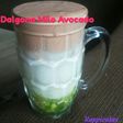 Dalgona Milo Avocado