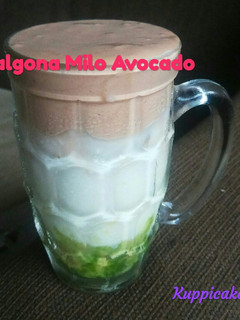 Foto resep Dalgona Milo Avocado