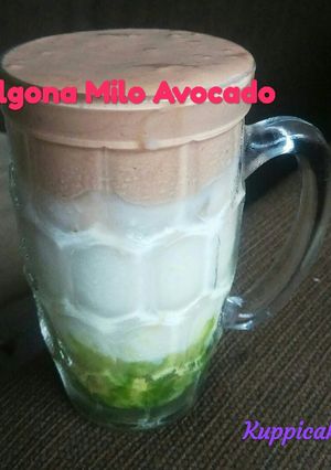Foto resep Dalgona Milo Avocado
