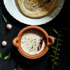 A picture of Kerala coconut chutney.
