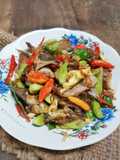PINDANG TONGKOL tumis PETE