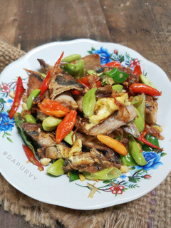 Foto resep PINDANG TONGKOL tumis PETE