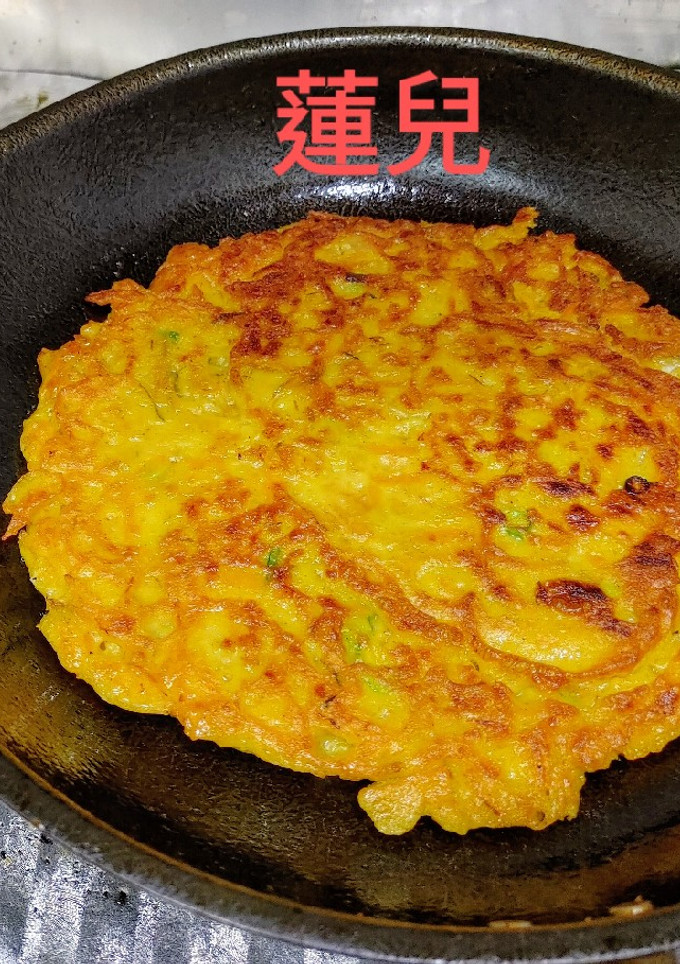 南瓜煎餅 的食譜成品照片