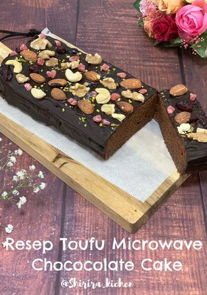 Foto resep Toufu Microwave Choco cake (tanpa mixer dan tanpa oven