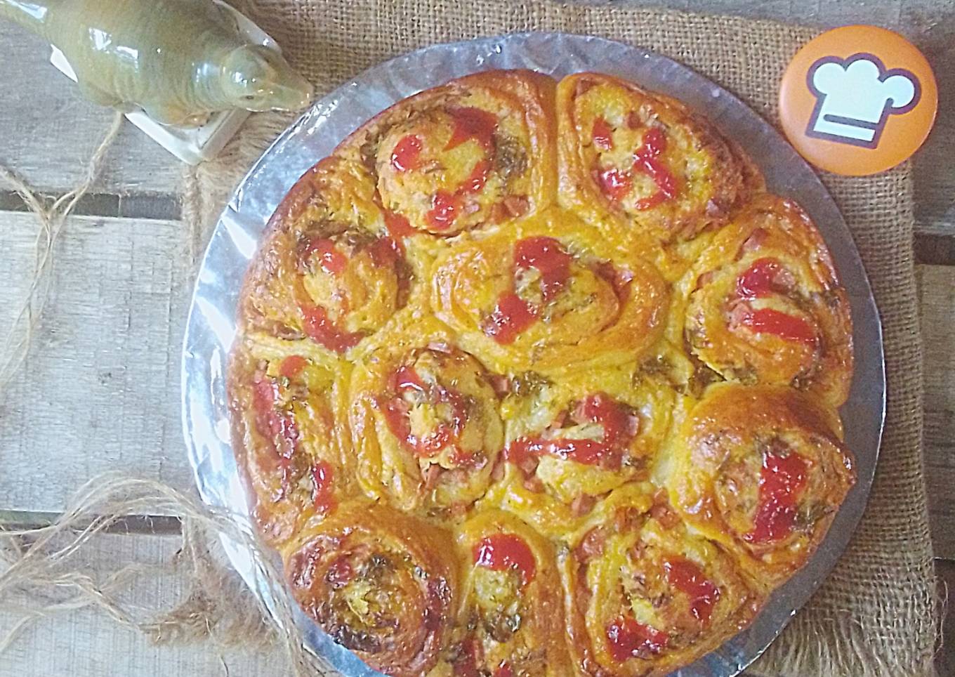 Pizza Roll Bread Or Roti Gulung Pizza ~ TANPA ULEN