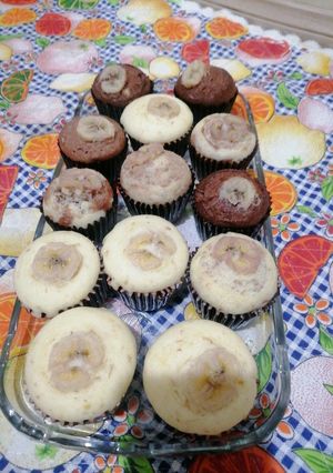 عکسی از دستور کاپ کیک موزی🍌🧁