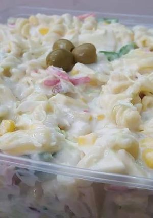 A picture of Macaroni Fruit Salad.