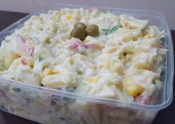 Simple Way to Prepare Homemade Macaroni Fruit Salad