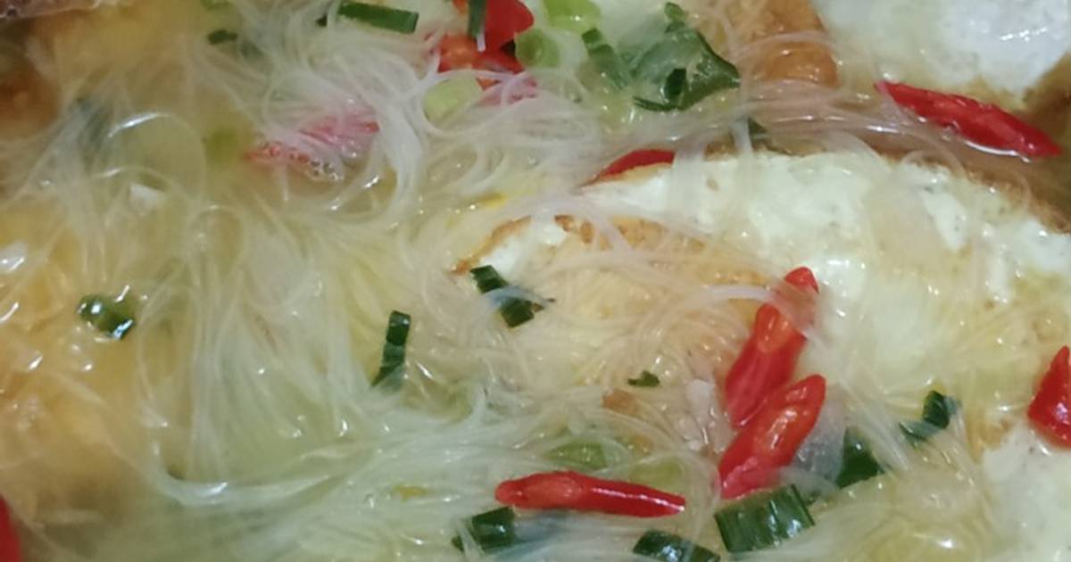 Resep Telur Mata Sapi Bihun Kuah Oleh Melati Hardison Cookpad