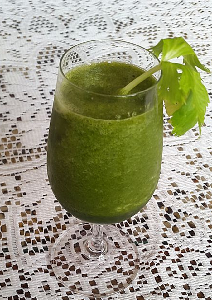 Una foto de Licuado Verde que te quiero verde