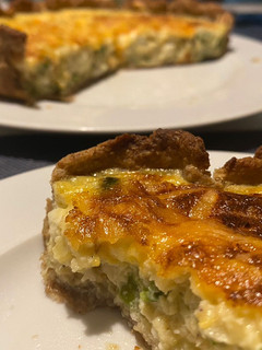 Una foto de Quiche de verduras 100% casera