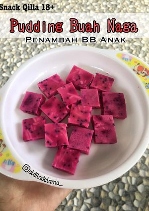 Foto resep Mpasi pudding buah naga