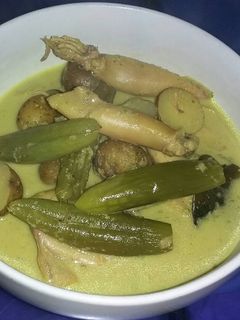 Foto resep Gulai cumi asin&terung telunjuk