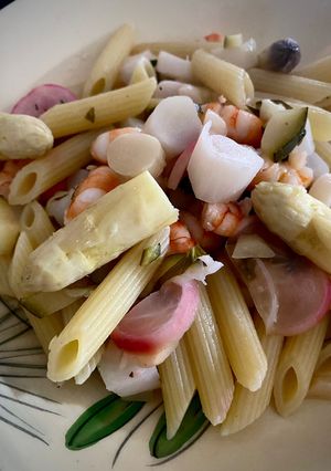 Une photo de Pâtes aux asperges