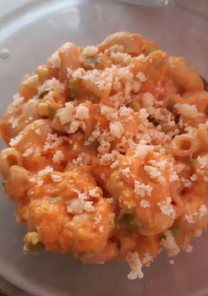 Una foto de Risotto de calabaza♡