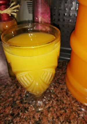 صورة لوصفة عصير برتقال طبيعي 👍👍😝