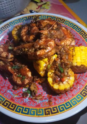 Foto resep Udang Lada Hitam