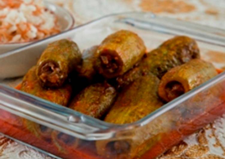 Easy Way to Cook Delicious Casserole of baby zucchini stuffed with ground meat - koussa ablama