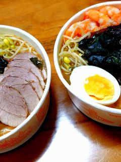 日式豚骨鮮蝦肉片拉麵（創意料理） 的食譜成品照片