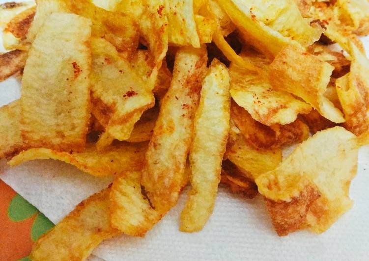 Simple Way to Make Favorite CRISPY POTATO CHIPS!