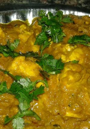 A picture of Shahi paneer.