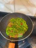 Resep Tumis bunga kucai daging giling