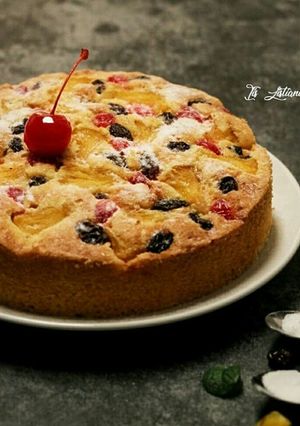 Foto resep Mixed Fruit Pastry Cake