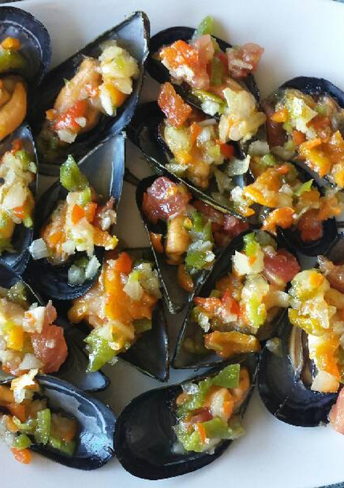 Una foto de Mejillones en vinagreta